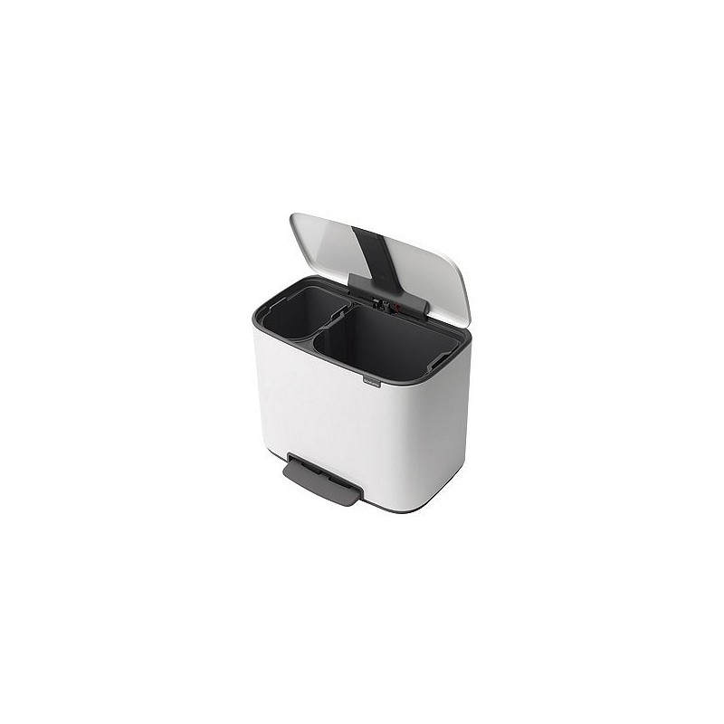 Compra Cubo bo pedal bin blanco 11+23 l BRABANTIA 12 11 42 al mejor precio