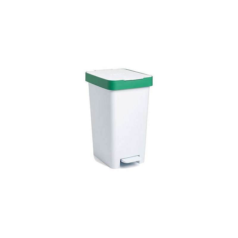 Compra Cubo con pedal smart 25l reciclaje verde-26x36x47cm TATAY 1021001 al mejor precio