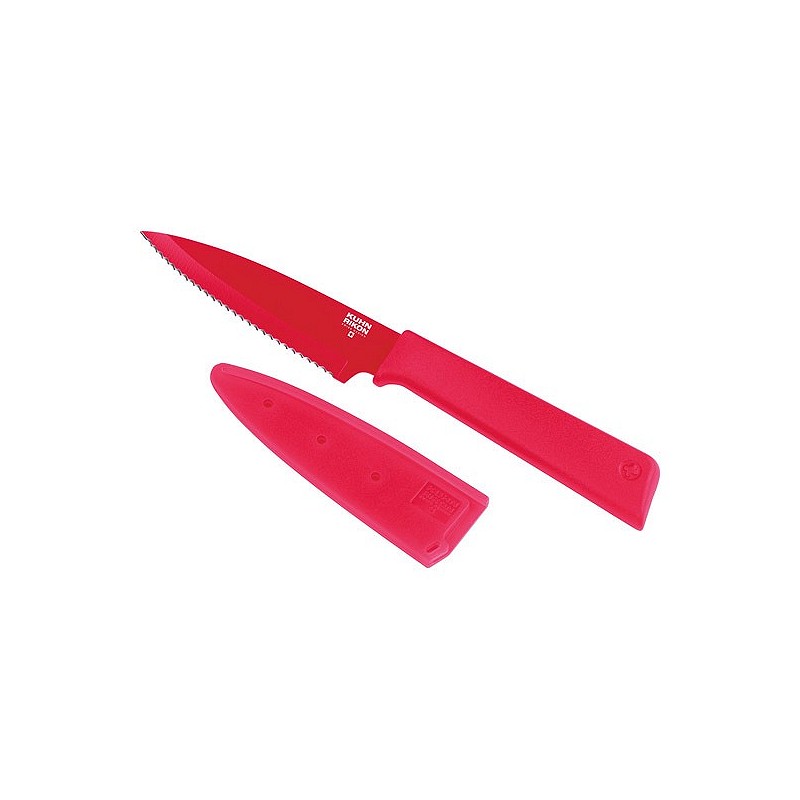 Compra Cuchillo pelar con funda fucsia KUHN RIKON 26626 al mejor precio