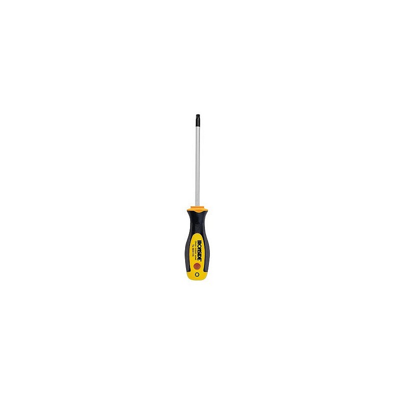 Compra Destornillador boca torx 10 x 100 mm mango bimateria, varilla: cromo molibdeno vanadio IRONSIDE 120047 al mejor precio