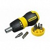 Compra Destornillador carraca extracorto con puntas 6 puntas STANLEY 0-66358 al mejor precio