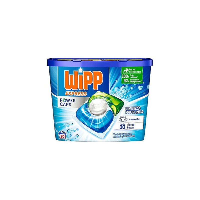 Compra Detergente wipp express 4en1 20 capsulas WIPP EXPRESS 2855844 al mejor precio