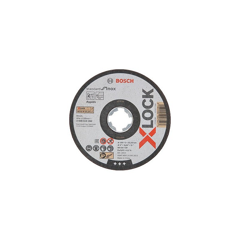 Compra Disco corte inox xlock (lata 10 uds diámetro 115 x 1 mm BOSCH PROFESIONAL 2608619266 al mejor precio