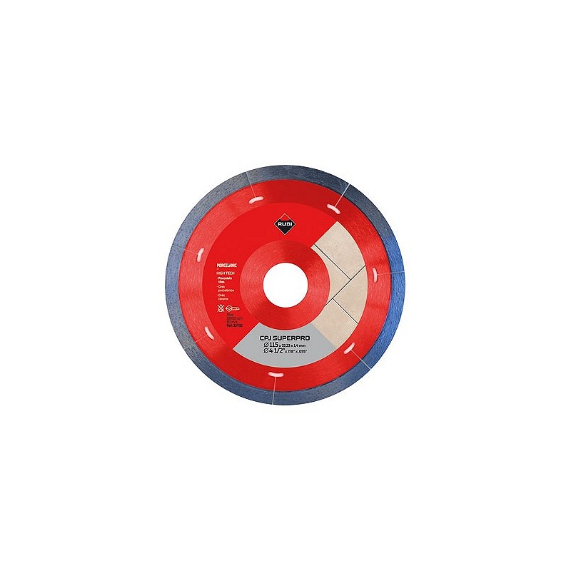 Compra Disco diamante corte seco general obra segmentado diámetro 115 mm superpro RUBI 32932 al mejor precio