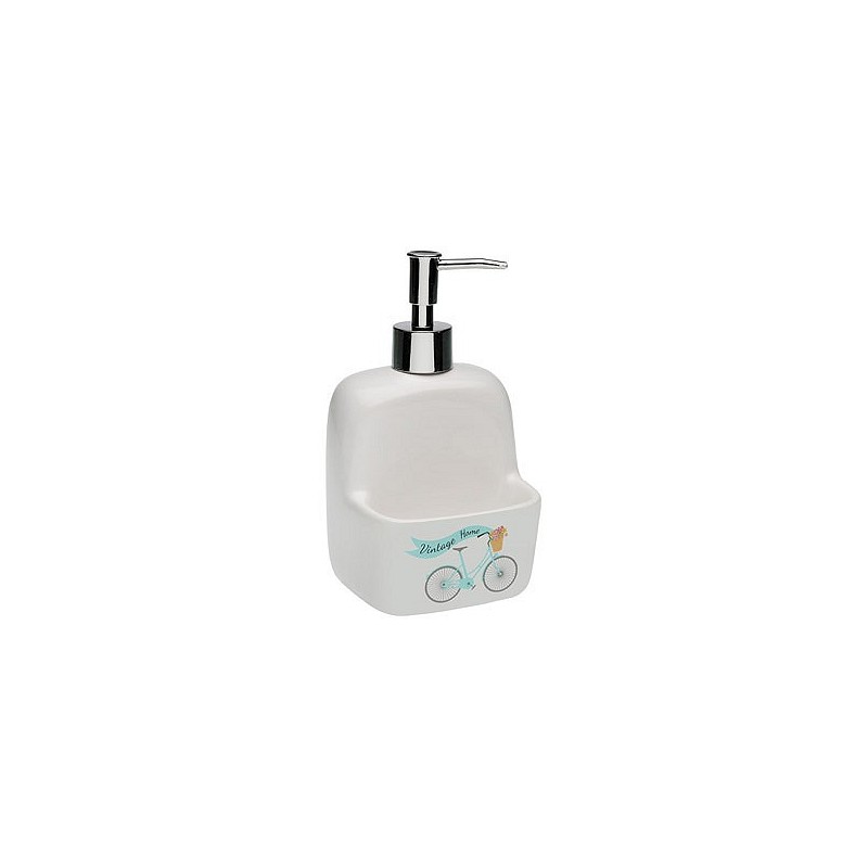 Compra DOSIFICADOR CERAMICA JABON COCINA DECORADO CICLO VERDE VERSA 21440396 al mejor precio