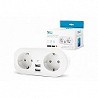 Compra Enchufe de pared smart wifi 2 tomas y 2 usb GARZA 401301 al mejor precio