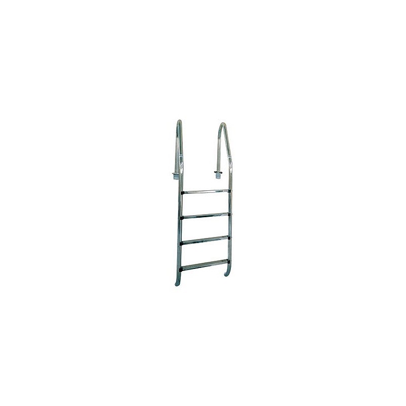 Compra Escalera para piscina enterrada standard acero inox 4 peldaños QP 509084 al mejor precio