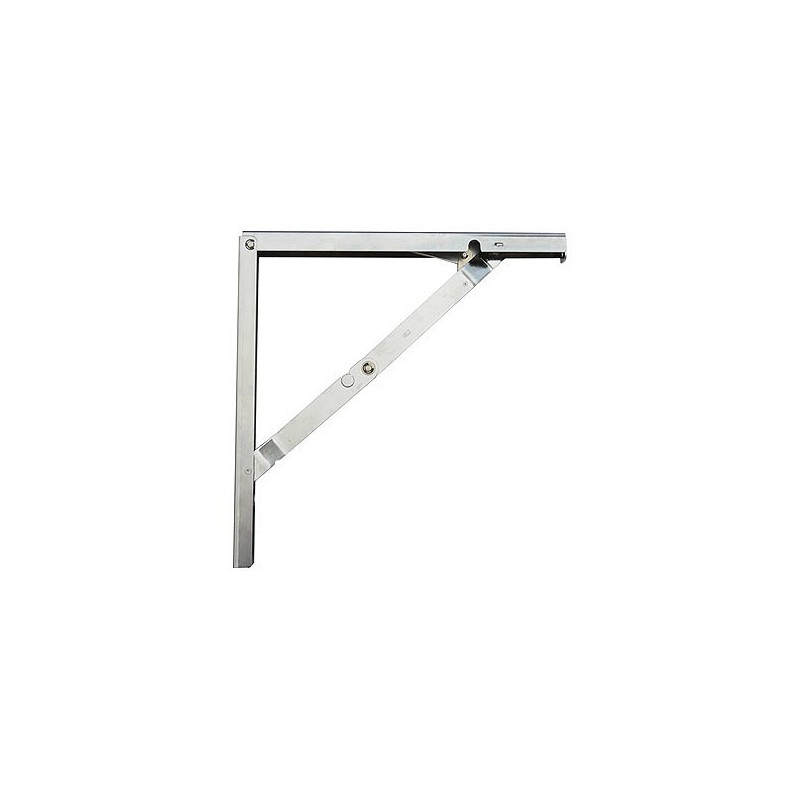 Compra Escuadra plegable reforzada cromada 2 posiciones 50 x 50 cm 614 al mejor precio