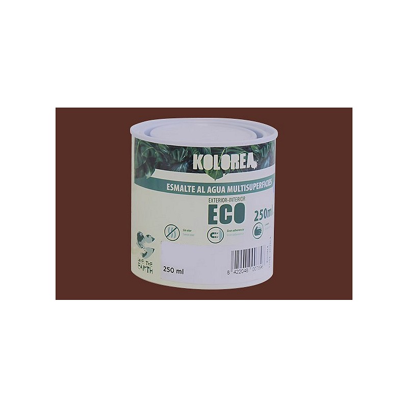 Compra Esmalte al agua eco satinado 250 ml tabaco KOLOREA KES-03-250ML/06137 al mejor precio