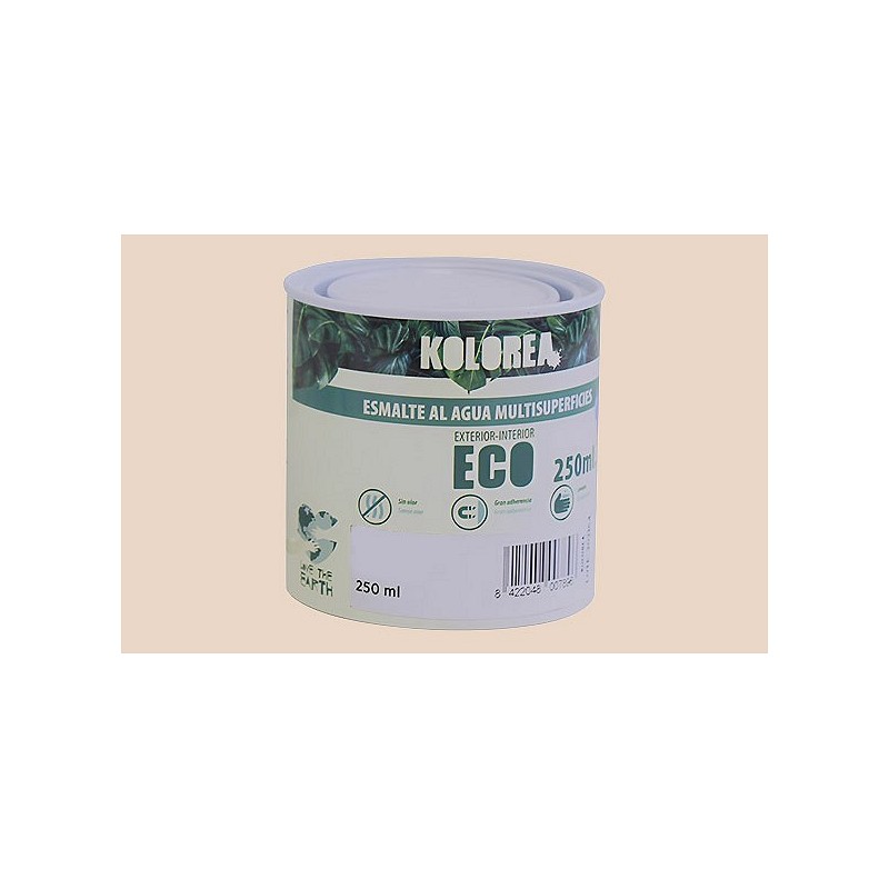 Compra Esmalte al agua eco satinado 250 ml avellana KOLOREA KES-04-250ML/06139 al mejor precio