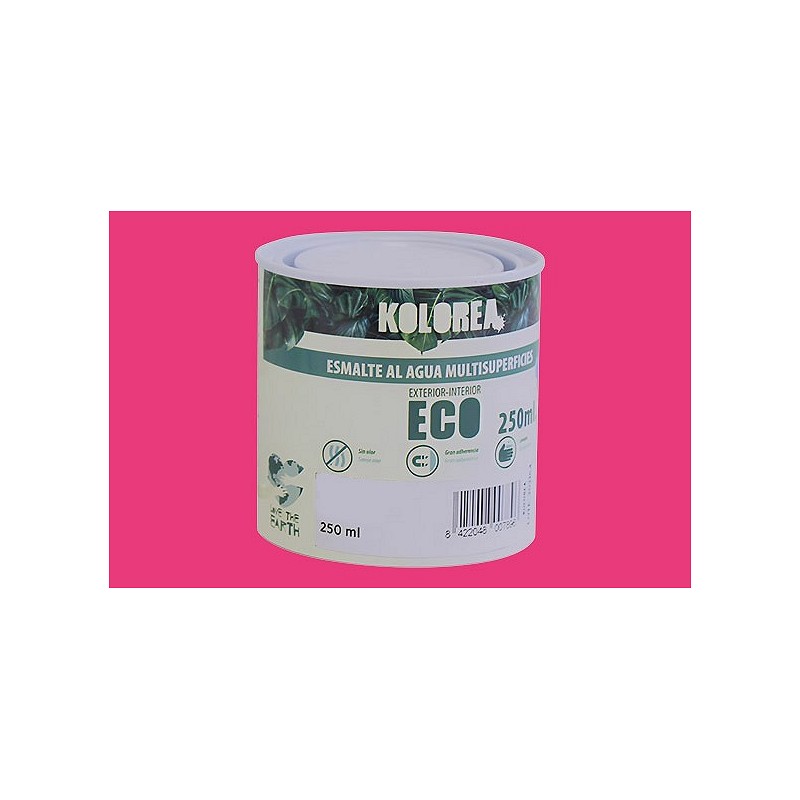 Compra Esmalte al agua eco satinado 250 ml fucsia KOLOREA KES-13-250ML/06157 al mejor precio