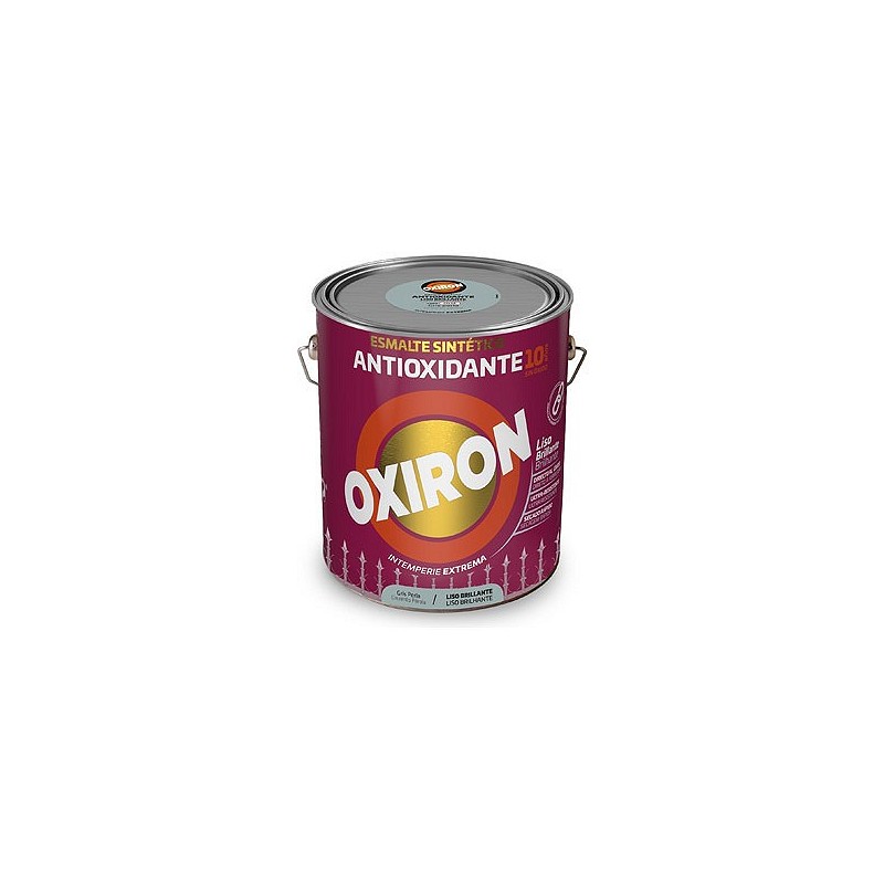 Compra Esmalte antioxidante oxiron liso brillo 4 l gris perla TITAN F2C450904/5809055 al mejor precio