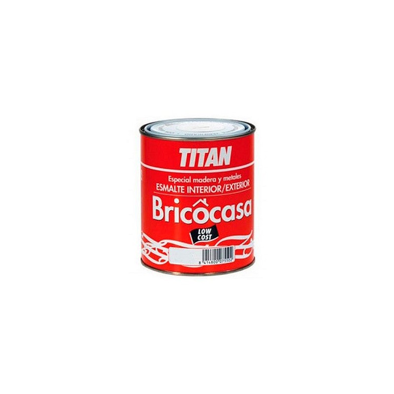 Compra Esmalte brillo bricocasa 750 ml azul TITAN 02H101034 al mejor precio