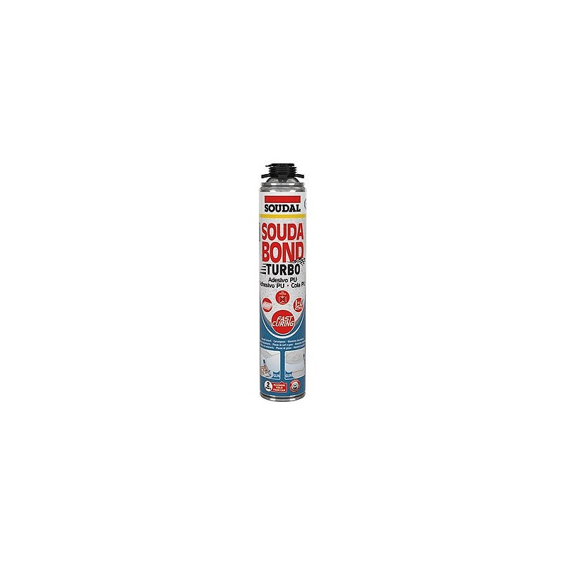 Compra Espuma adhesiva montaje soudabond turbo pistola 750 ml SOUDAL 153175 al mejor precio