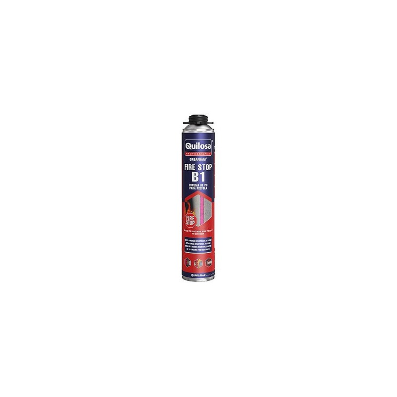 Compra Espuma poliuretano ignifuga fire stop pistola 750 ml QUILOSA 10003282 al mejor precio