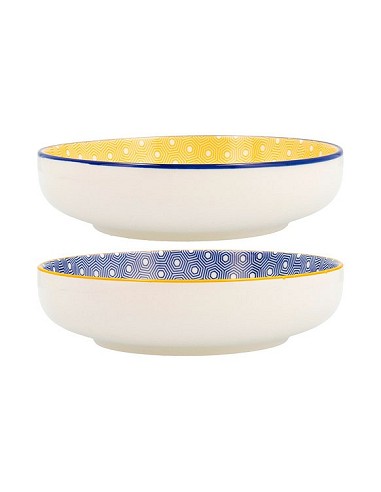 Compra Bol/plato porcelana decorado diámetro 20 x 5 cm colores surtido NON 5424073 al mejor precio